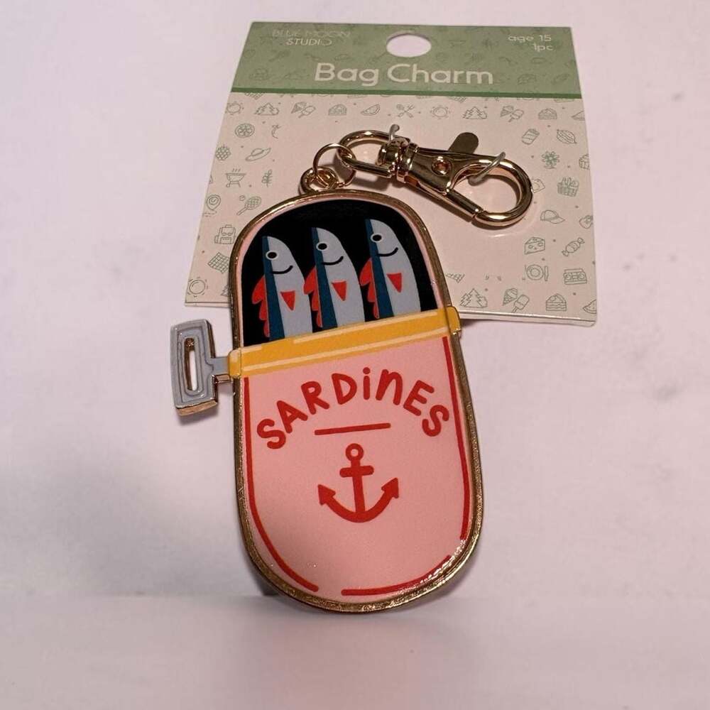 Blue Moon Studio Sardines Bag Charm